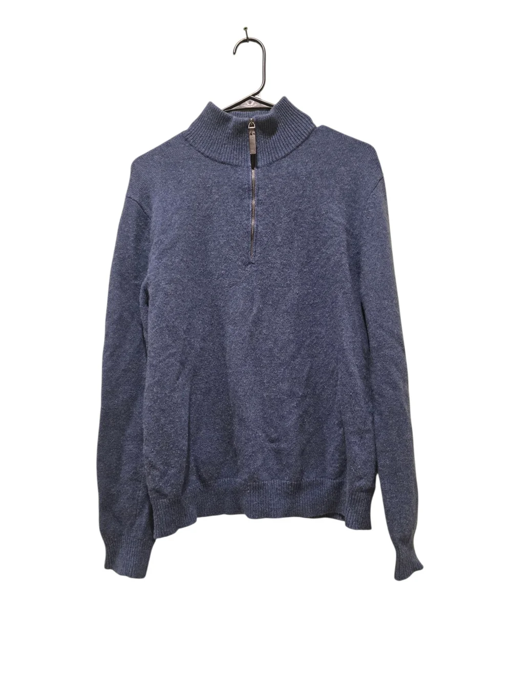 Banana Republic Merino Wool 1/4 Zip Mock Neck Sweater Medium